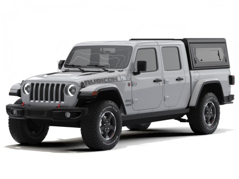 Hardtop Contour noir/ lisse avec fenêtre latérale pour Jeep Gladiator 2019+ Alu-Cab