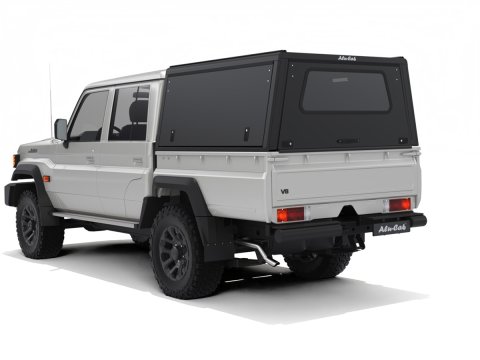 Hardtop Explorer noir lisse Toyota Land Cruiser 79 double cabine 1999+ Alu-Cab