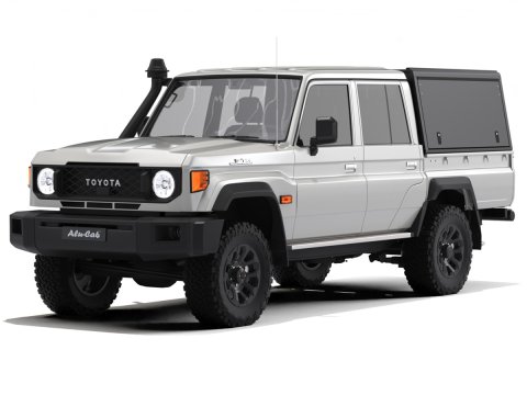 Hardtop Explorer noir lisse Toyota Land Cruiser 79 double cabine 1999+ Alu-Cab