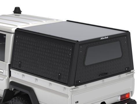 Hardtop Explorer noir strié Toyota Land Cruiser 79 double cabine 1999+ Alu-Cab