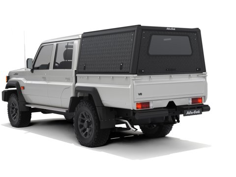 Hardtop Explorer noir strié Toyota Land Cruiser 79 double cabine 1999+ Alu-Cab