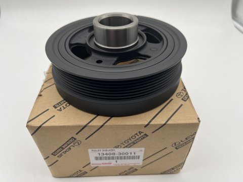 Poulie damper vilebrequin KDJ9 KDJ12 KDJ15 173cv Hilux Vigo 3.0D4-D