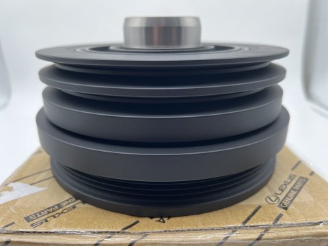 Poulie damper vilebrequin courroies alternateur et climatisation HDJ100