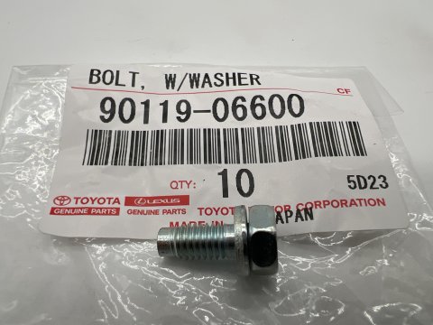 Boulon de fixation carter d'huile sur bloc moteur HDJ80 HDJ100 HZJ7