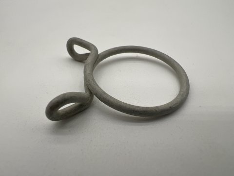 Clips métallique durite caoutchouc de reniflard