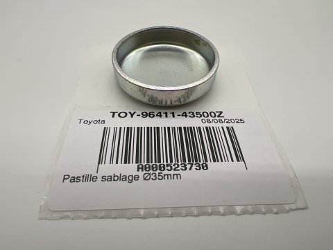 Pastille sablage Ø35mm