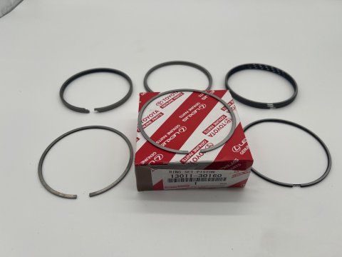 Jeu de segments pour 4 pistons KDJ15 190cv et Hilux Vigo 3.0D4-D