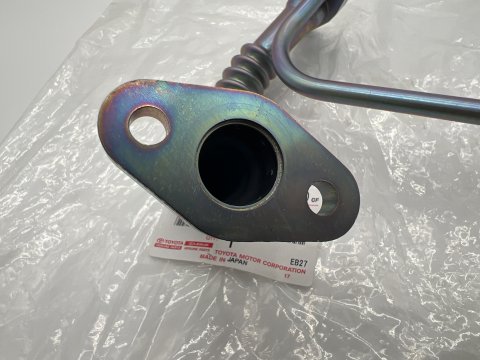 Tube rigide alimentation huile turbo KDJ15