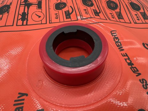 Cric à air gonflage avec échappement ou compresseur - 4 Tonnes