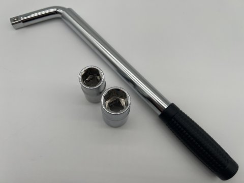 Clé Roue Télescopique avec Douille 17/19/21/23mm