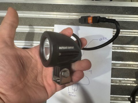 Phare rond spot Beam 1 LED 10 W 1000 lumens