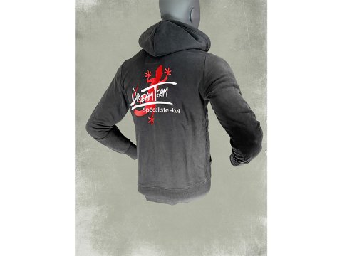 Sweatshirt vintage Dream Team Car gris foncé