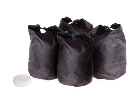 Kit de 8 sacs d'arrimage de auvent à remplir pour sol dur