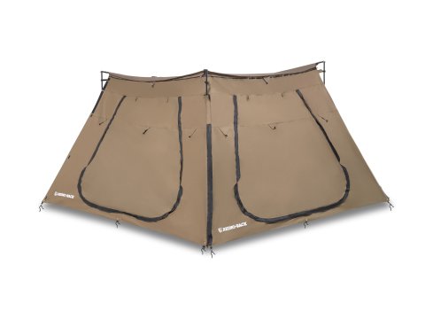 Extension trapézoïdale avec porte pour auvent RHINO RACK 33400 Batwing Compact