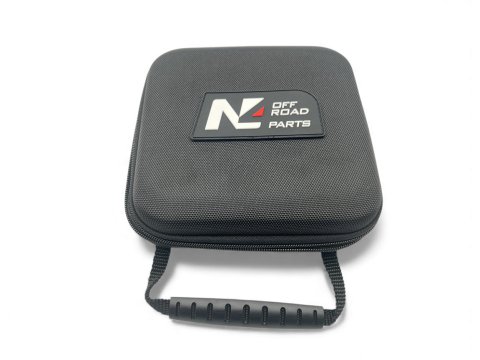 Anneau de treuillage alu 13.5T Ø148mm rouge N4-Offroad avec etui