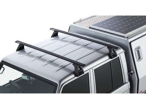 Kit 2 barres de toit Rhino Rack Sportz 1500mm Toyota Land Cruiser HZJ79 GRJ79 double cab