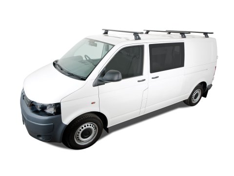 Kit 3 barres de toit Rhino Rack Sportz 1500mm Volkswagen Transporter T5 T6 Caravelle Multivan
