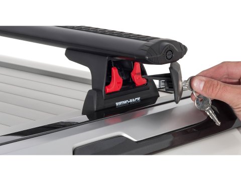 Kit 2 barres de toit Rhino Rack Sportz 1500mm Ford Ranger Wildtrak T6 T7 T8 rails latéraux de benne 2012-2022
