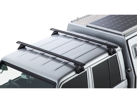 Kit 2 barres de toit Rhino Rack Sportz 1500mm Toyota Land Cruiser HZJ79 GRJ79 double cab
