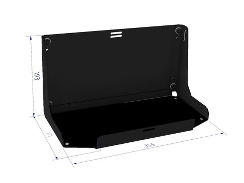 Support de Jerry Can 22L Multi-fit Ontap noir