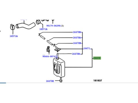 Vase d'expansion liquide de refroidissement KZJ9 KDJ9