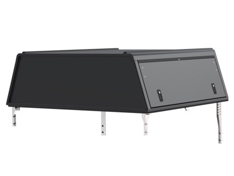 Hardtop Explorer Guard aluminium noir lisse Isuzu D-Max 2020+ double cabine Alu Cab