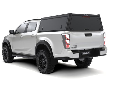 Hardtop Explorer Guard aluminium noir lisse Isuzu D-Max 2020+ double cabine Alu Cab