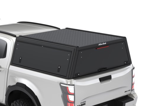 Hardtop Explorer Guard aluminium noir lisse Isuzu D-Max 2020+ double cabine Alu Cab