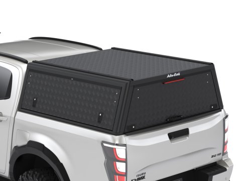 Hardtop Explorer Guard aluminium noir strié Isuzu D-Max 2020+ double cabine Alu Cab
