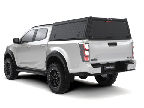 Hardtop Explorer Guard aluminium noir strié Isuzu D-Max 2020+ double cabine Alu Cab