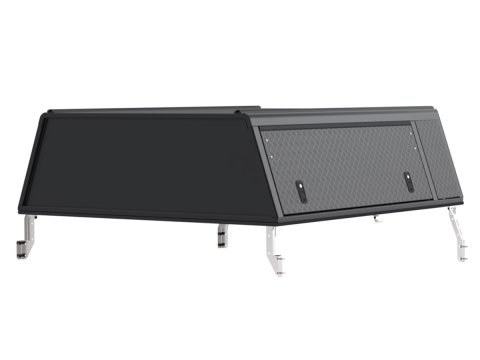 Hardtop Explorer Guard aluminium noir strié Toyota Hilux Revo extra cabine Alu Cab