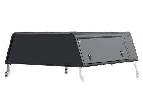 Hardtop Explorer Guard aluminium noir lisse Toyota Hilux Revo extra cabine Alu Cab