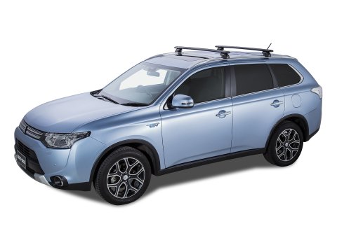 Kit 2 barres de toit Rhino Rack Sportz 1260mm Mitsubishi Outlander Peugeot 4008 2012-2022