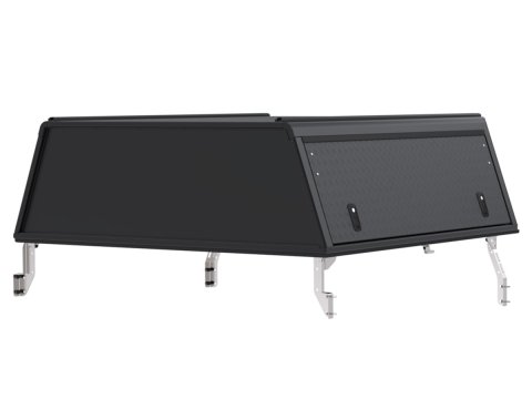 Hardtop Explorer Guard aluminium noir strié Toyota Hilux Revo double cabine Alu Cab