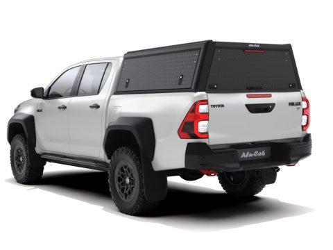 Hardtop Explorer Guard aluminium noir strié Toyota Hilux Revo double cabine Alu Cab