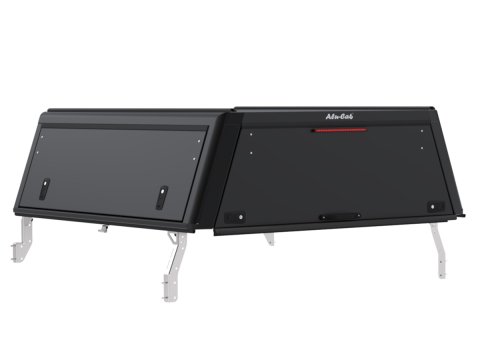 Hardtop Explorer Guard aluminium noir lisse Toyota Hilux Revo double cabine Alu Cab