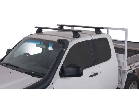 Kit 2 barres de toit Rhino Rack Sportz 1260mm Ford Courier Mazda Bravo Double Cab 1999-2006