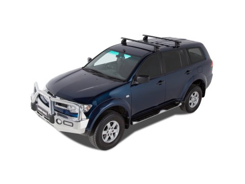Kit 2 barres de toit Rhino Rack Sportz 1260mm Mitsubishi Challenger PB 2009-2015
