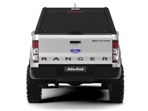 Hardtop Explorer Guard aluminium noir lisse Ford Ranger 2012-2022 double cabine Alu Cab