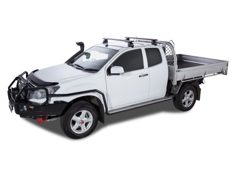 Kit 2 barres de toit Rhino Rack Sportz 1260mm Isuzu D-Max Double Cab 2012-2020
