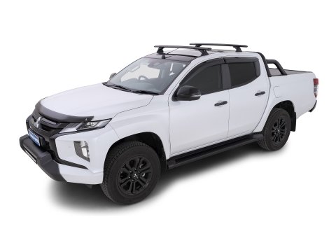 Kit 2 barres de toit Rhino Rack Sportz 1260mm Mitsubishi L200 Double & Extra Cab 2015-2024
