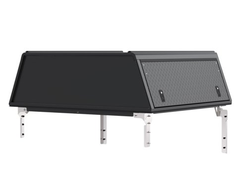 Hardtop Explorer Guard aluminium noir strié Ford Ranger 2023+ double cabine Alu Cab