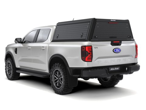 Hardtop Explorer Guard aluminium noir strié Ford Ranger 2023+ double cabine Alu Cab