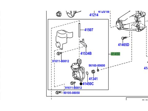 Moteur de blocage de différentiel arrière électrique Land Cruiser KDJ15 & FJ Cruiser