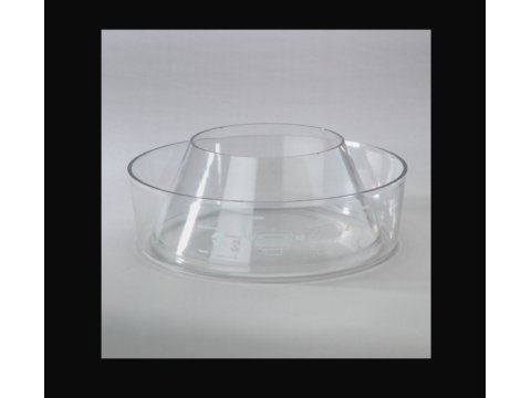 Bol transparent seul de préfiltre cyclonique Donaldson Ø10