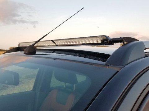 Kit intégration toit Lazer Ford Ranger (avec barres) - Linear-36 - 42 mm