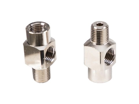 ADAPTER 1/4NPT (M/F/F) TEE 2PK