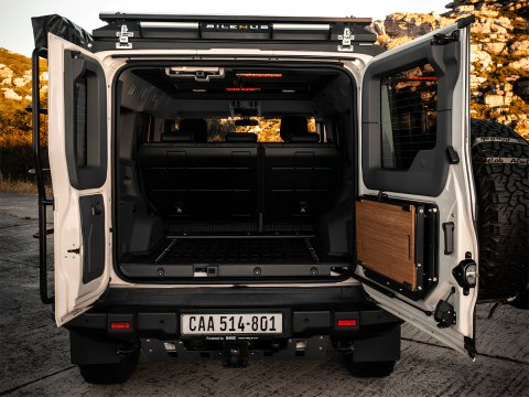 Toit relevable Alu-Cab Silenus pour INEOS Grenadier.