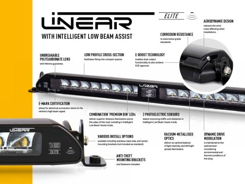 Barre de leds Lazer Linear-18 Elite i-LBA