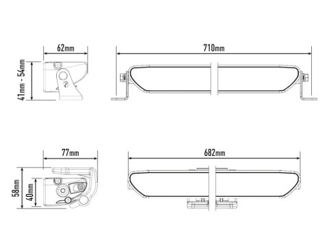 Barre de leds Lazer Linear-24 Flood